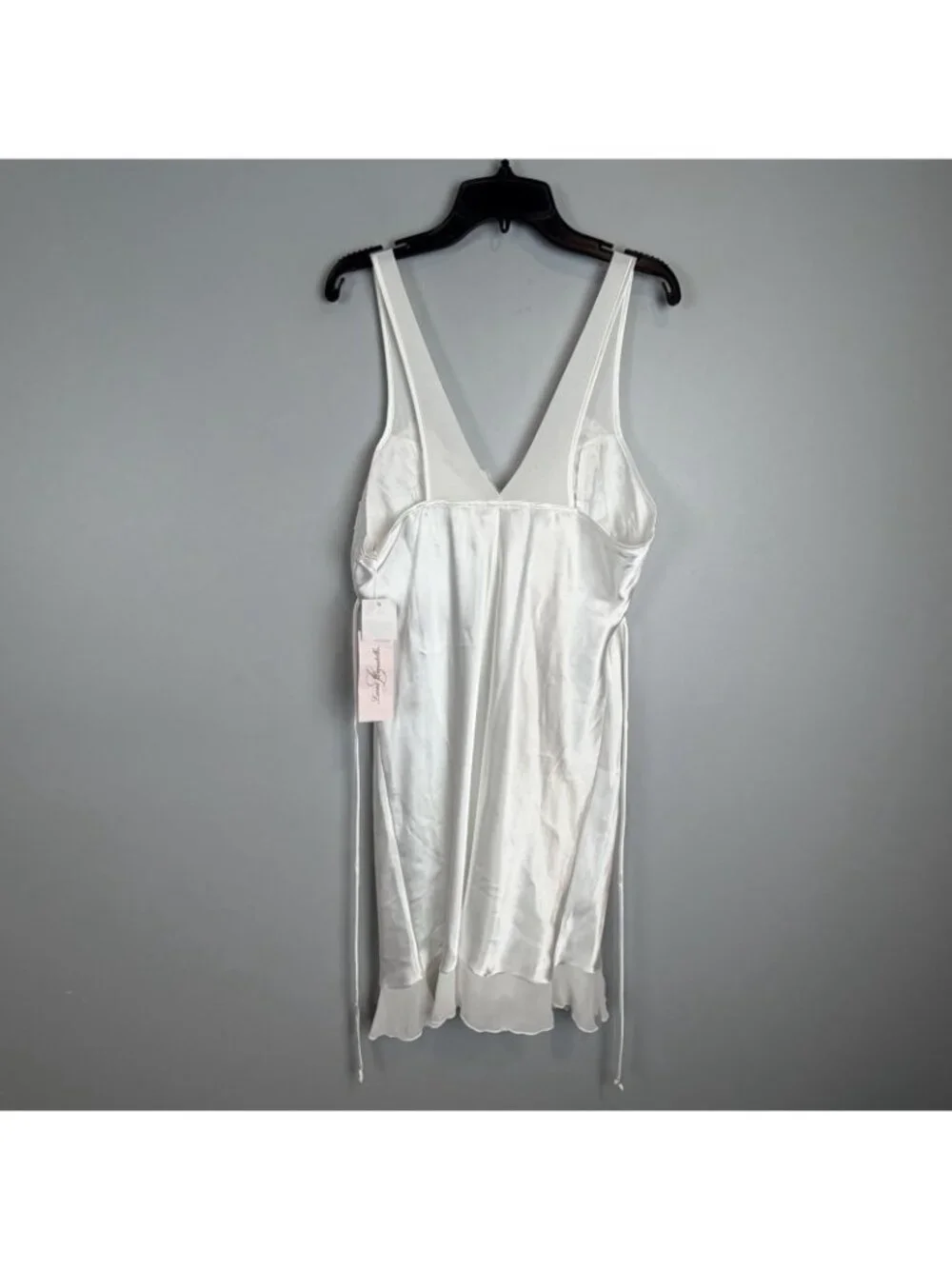 Embellished Ivory Gown Bridal Chemise Lingerie Babydoll Lace Wedding Small NWT